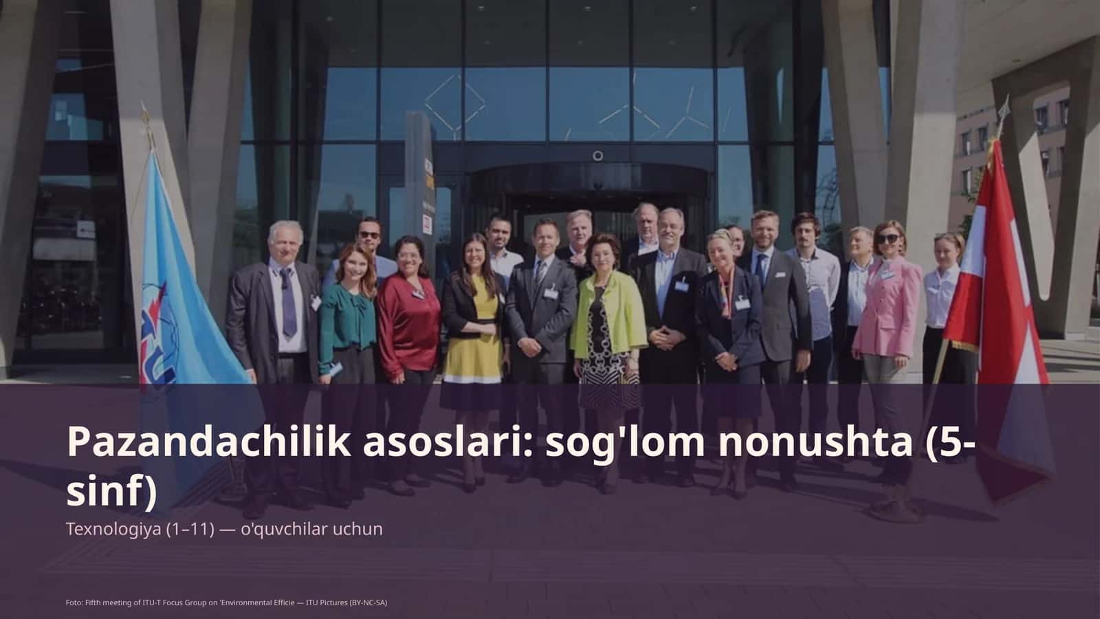 Pazandachilik asoslari: sog'lom nonushta (5-sinf)