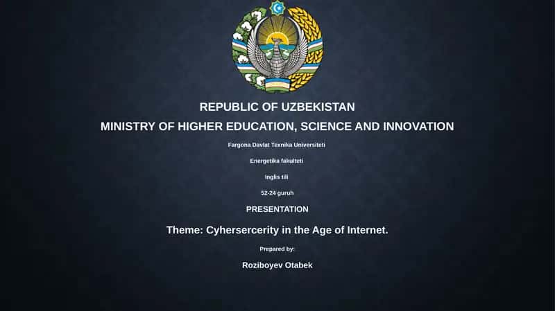 Cybersecurity Presentation