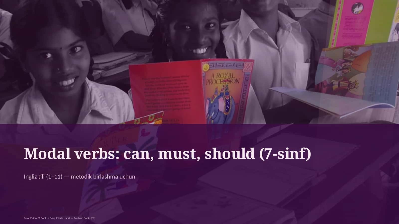 Modal verbs: can, must, should (7-sinf)
