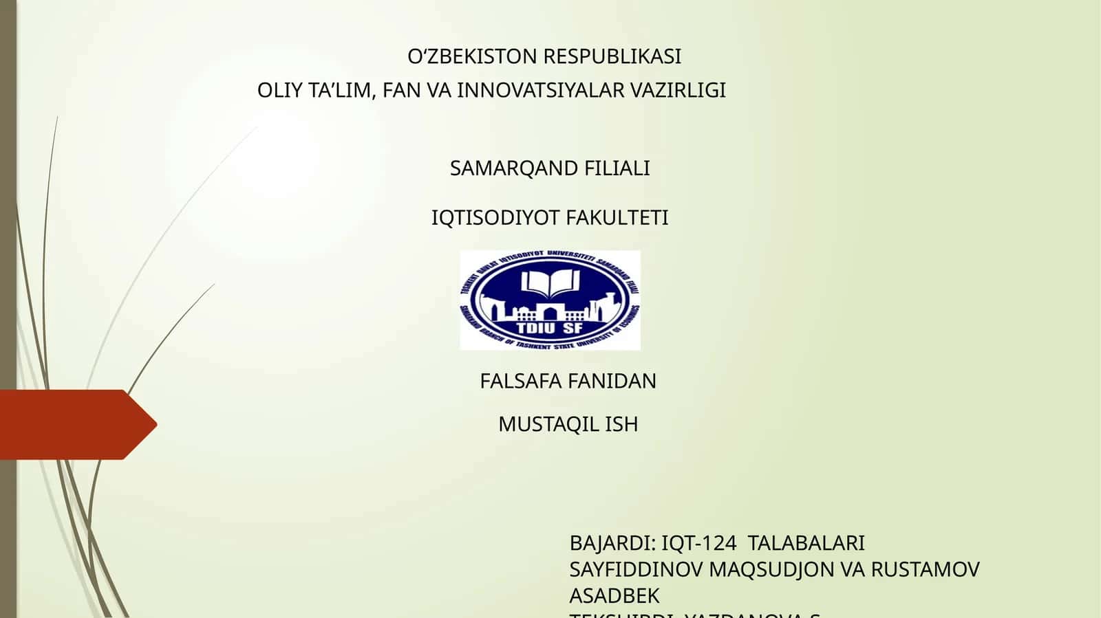 MANTIQ: TAFACKKUR SHAKLLARI VA QONUNLARINI O‘RGANUVCHI FAN