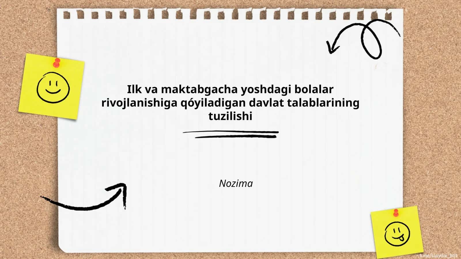 Jismoniy rivojlanish talablari