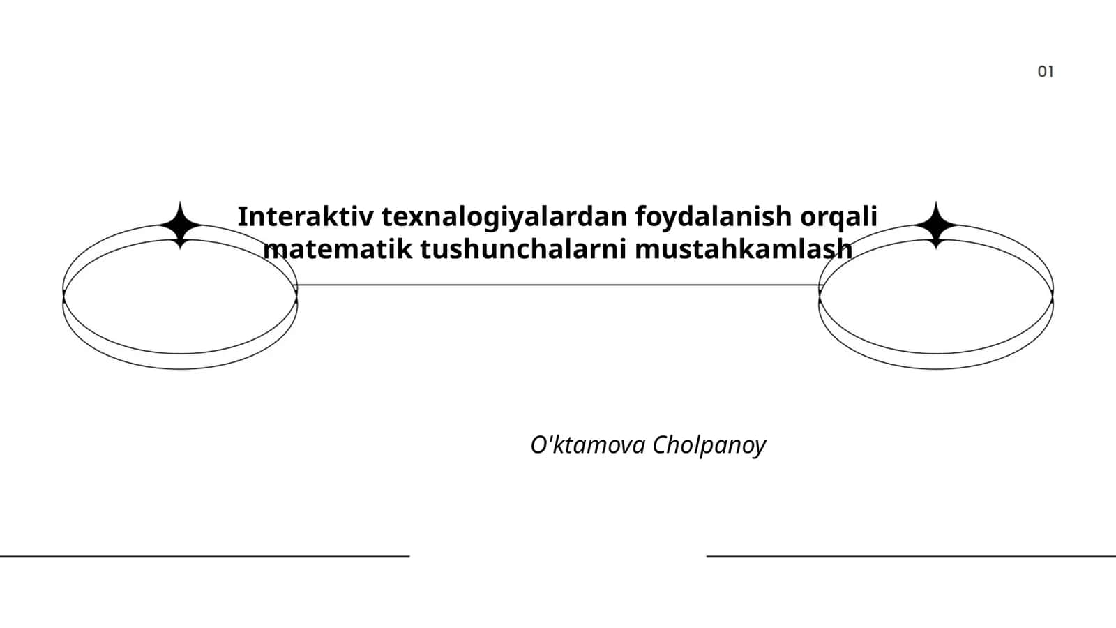 Interaktiv texnalogiyalardan foydalanish orqali matematik tushunchalarni mustahkamlash