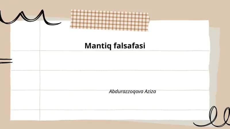 Mantiq falsafasi