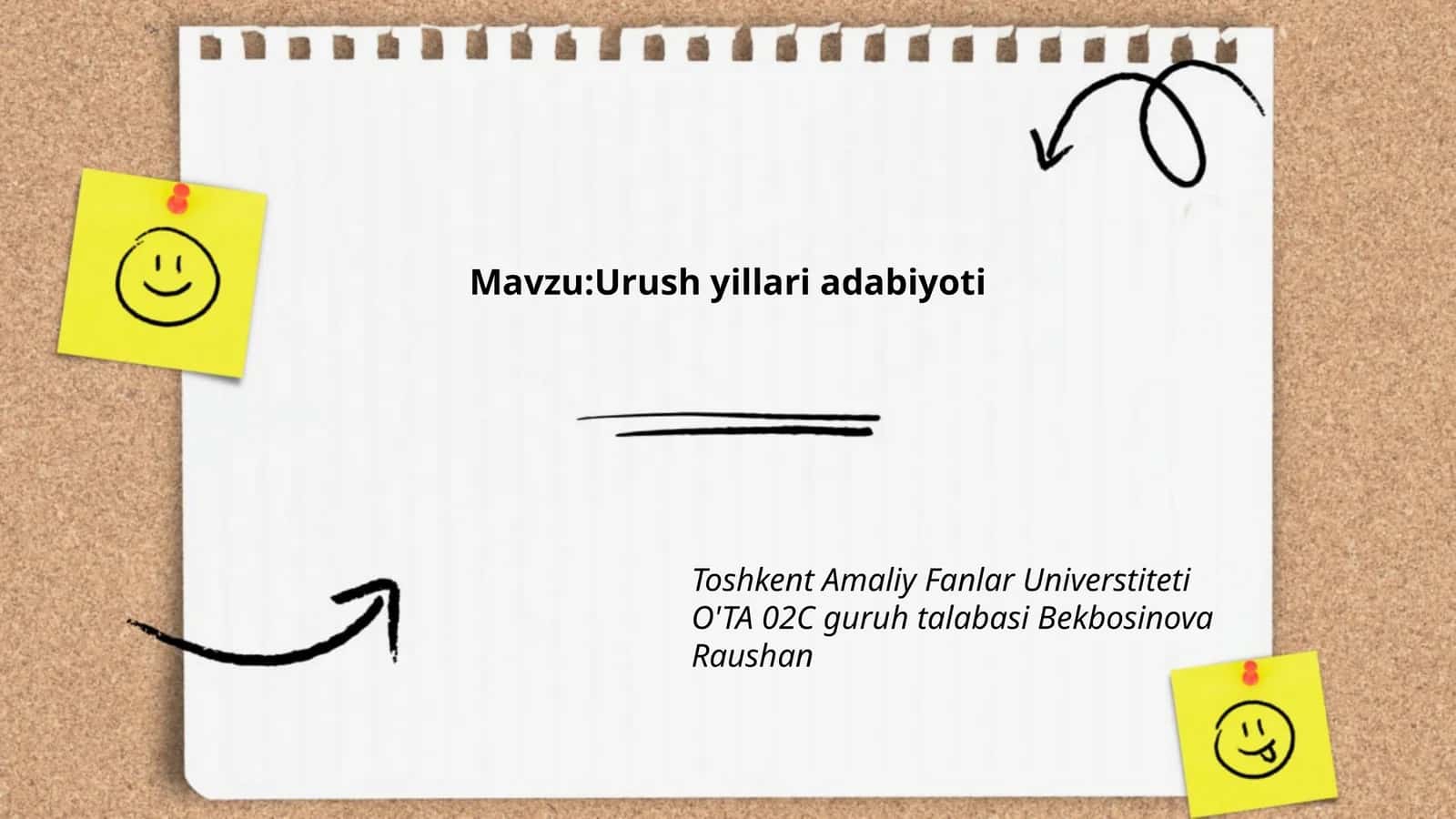 Urush yillari adabiyoti