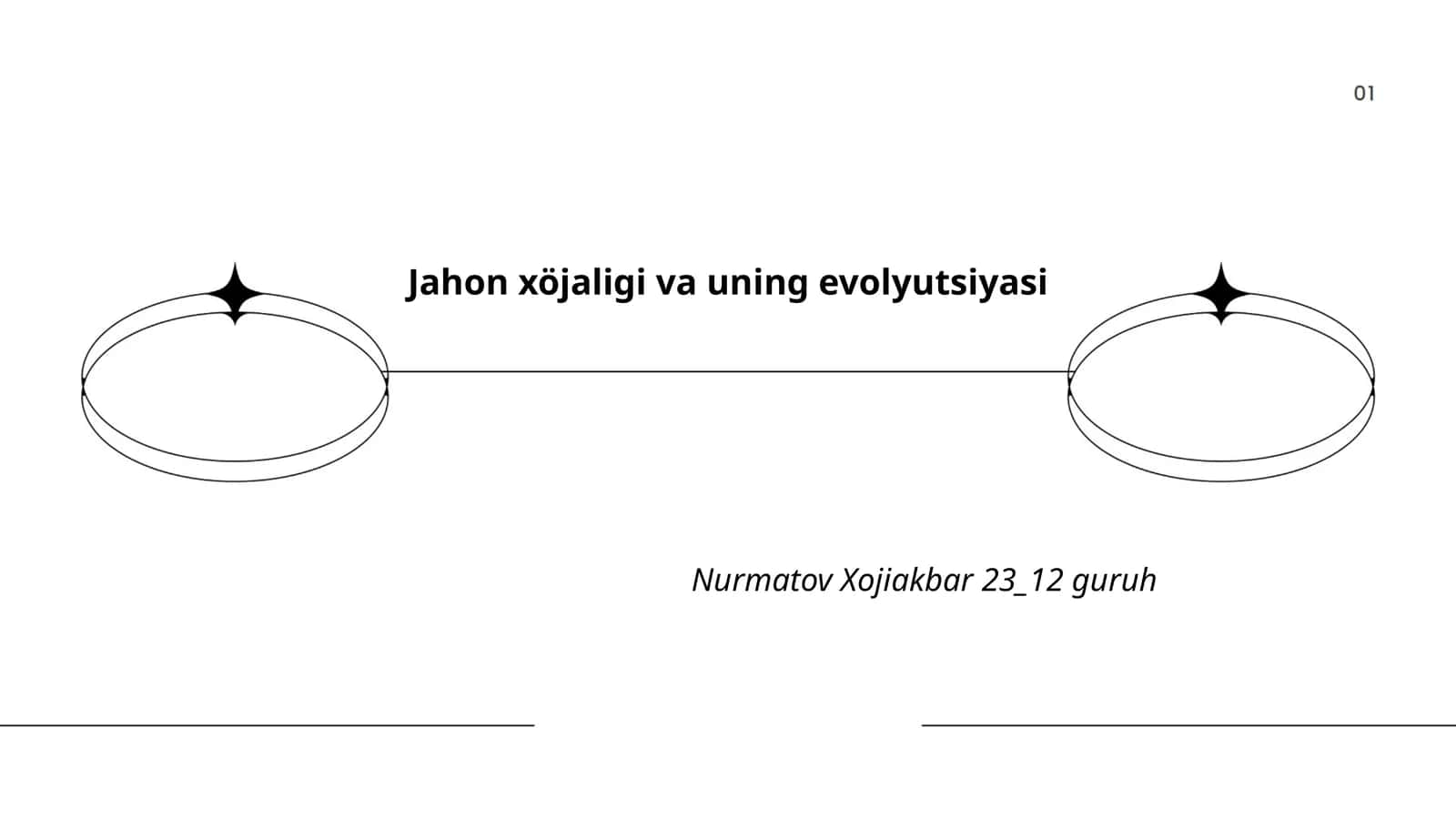 Jahon xöjaligi va uning evolyutsiyasi