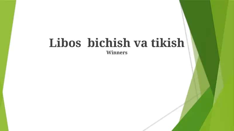 Tikuv va Kashtaning Asosiy Texnikalari