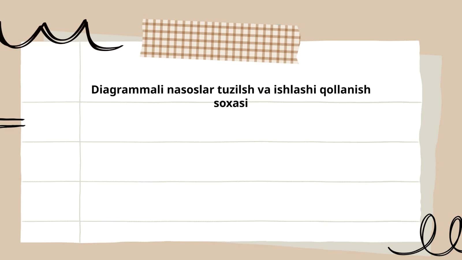 Diagrammali nasoslar tuzilsh va ishlashi qollanish soxasi
