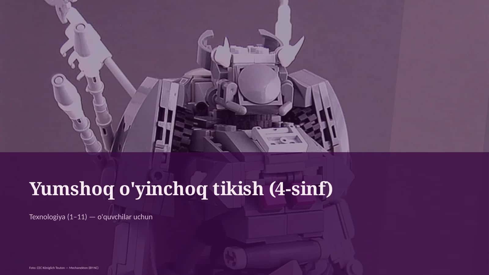 Texnologiya (1– 11) — o'quvchilar uchun