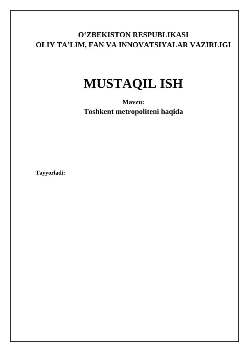 Toshkent Metropoliteni: Tarix va Rivojlanish