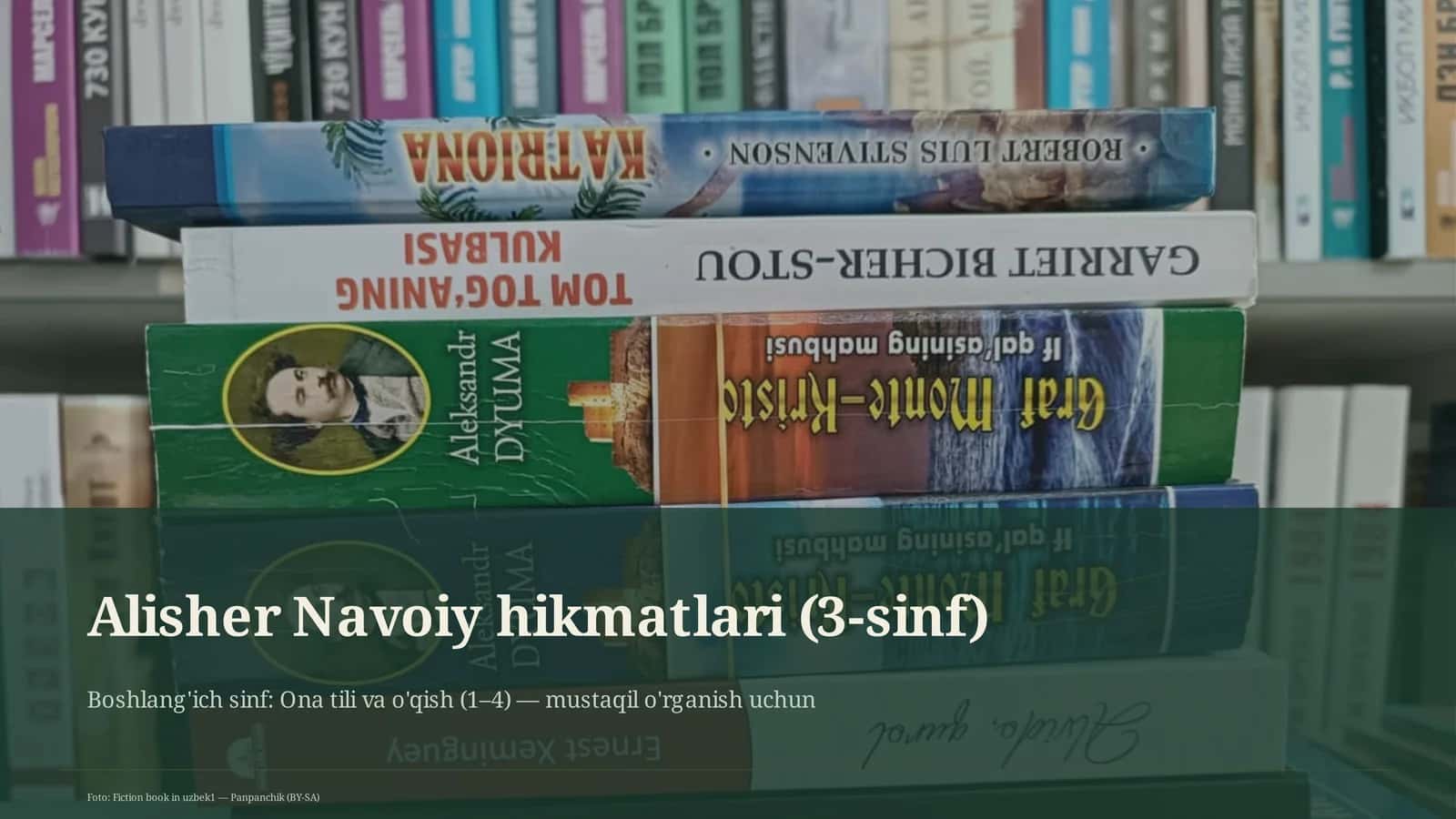 Alisher Navoiy hikmatlari (3-sinf)