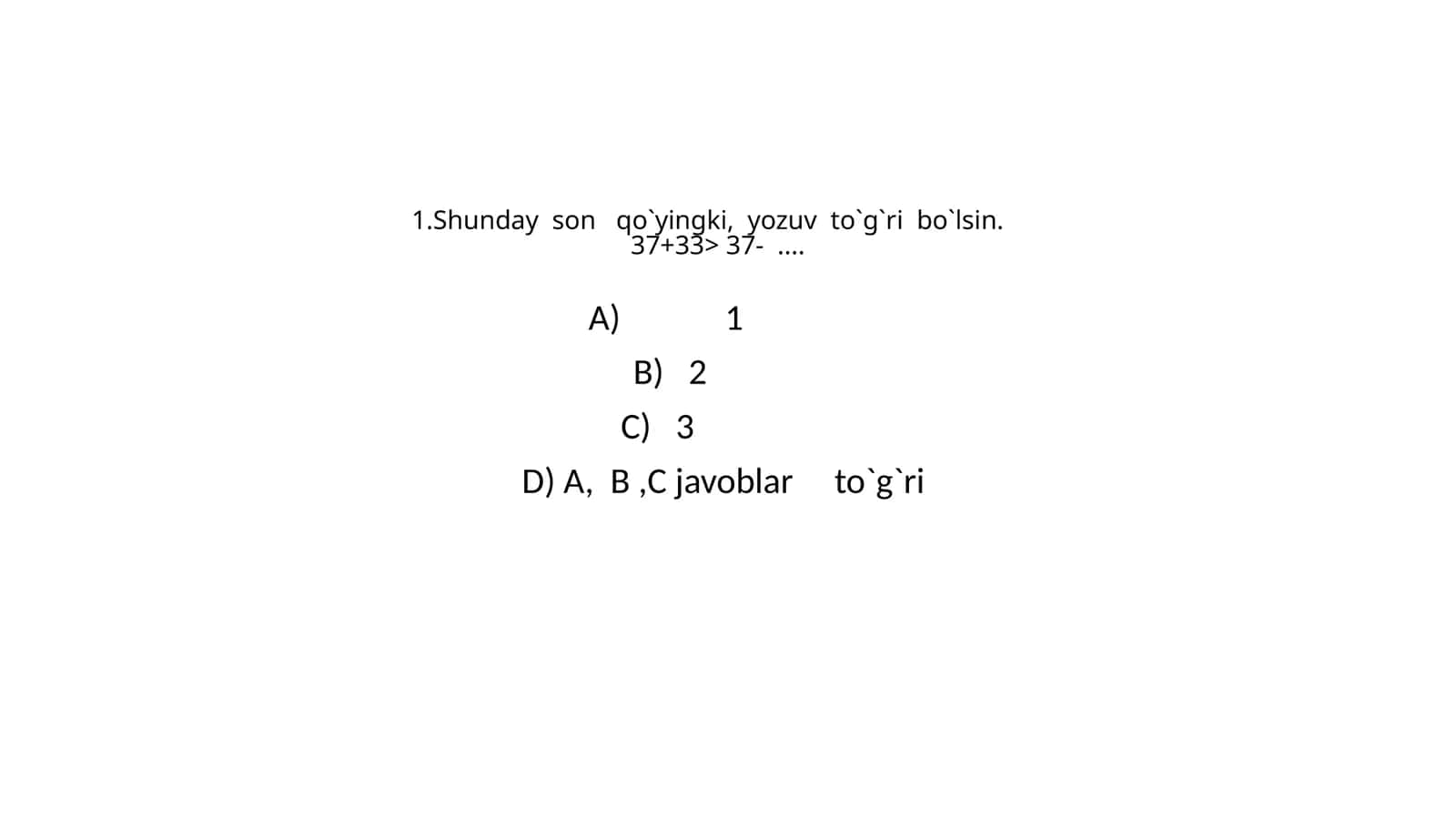 Matematika masalalari