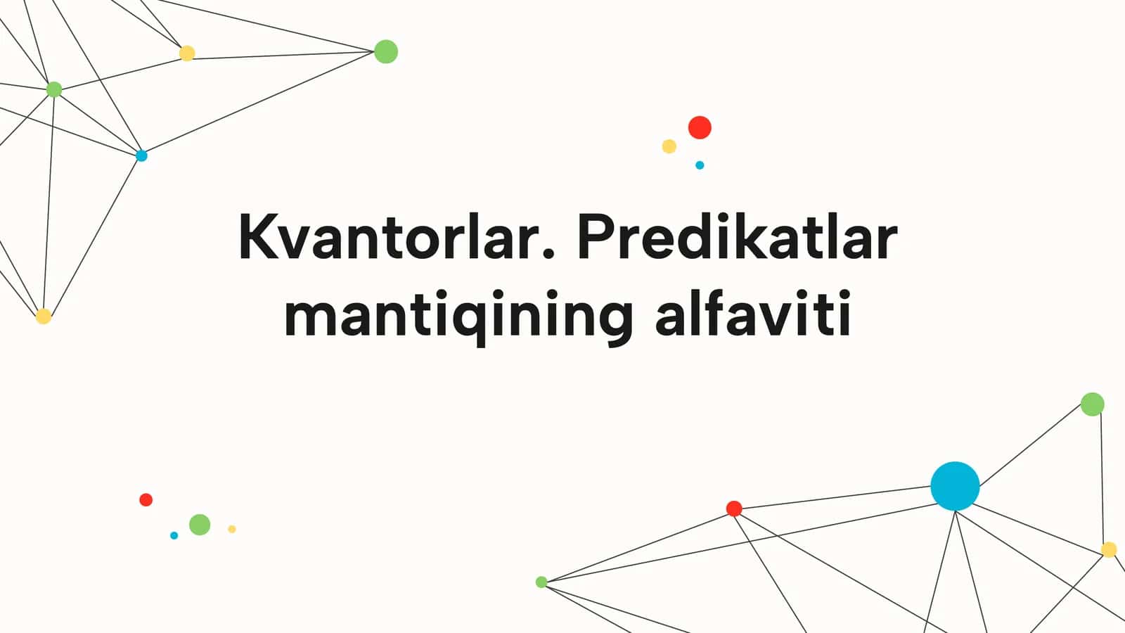 Predikatlar mantiqining alfaviti