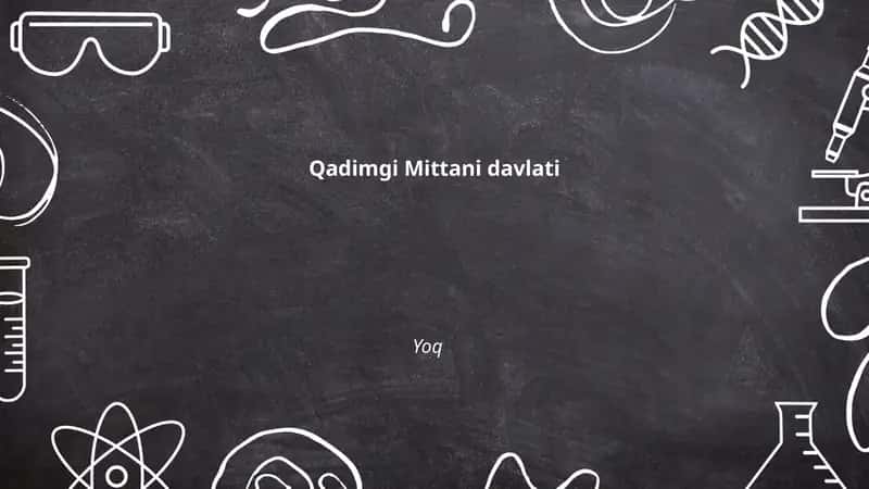 Qadimgi Mittani davlati