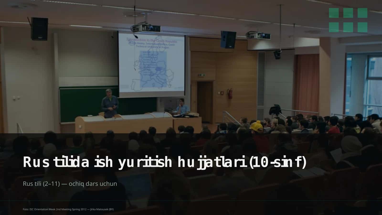 Rus tilida ish yuritish hujjatlari (10-sinf)