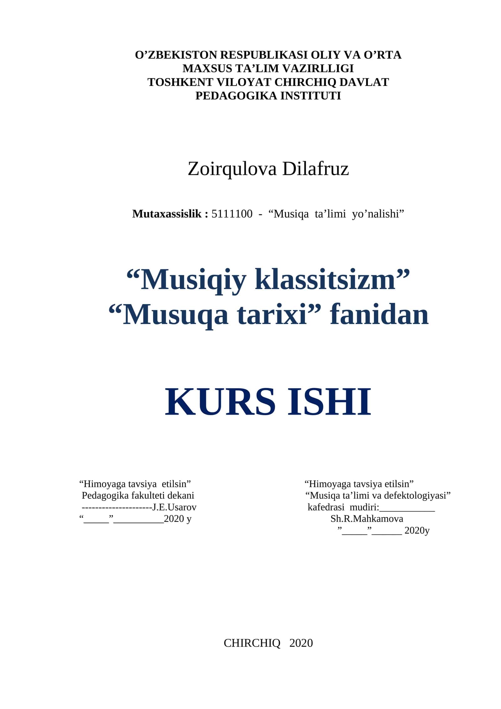 Musiqiy klassitsizm