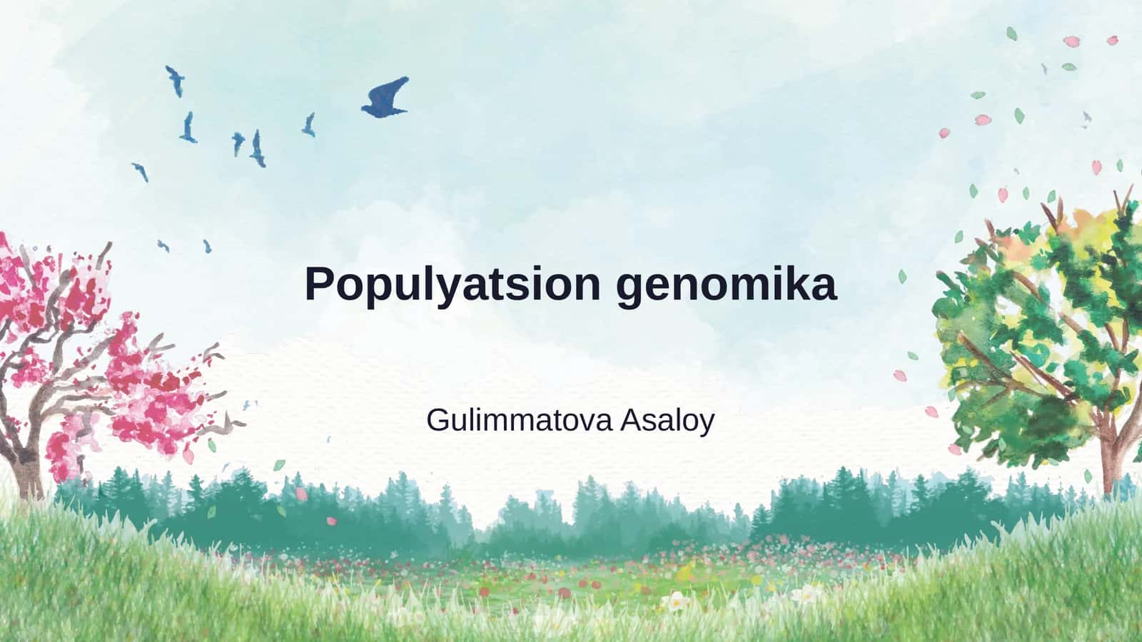 Populyatsion genomika