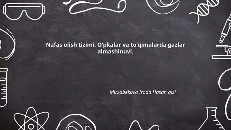 Nafas olish tizimi
