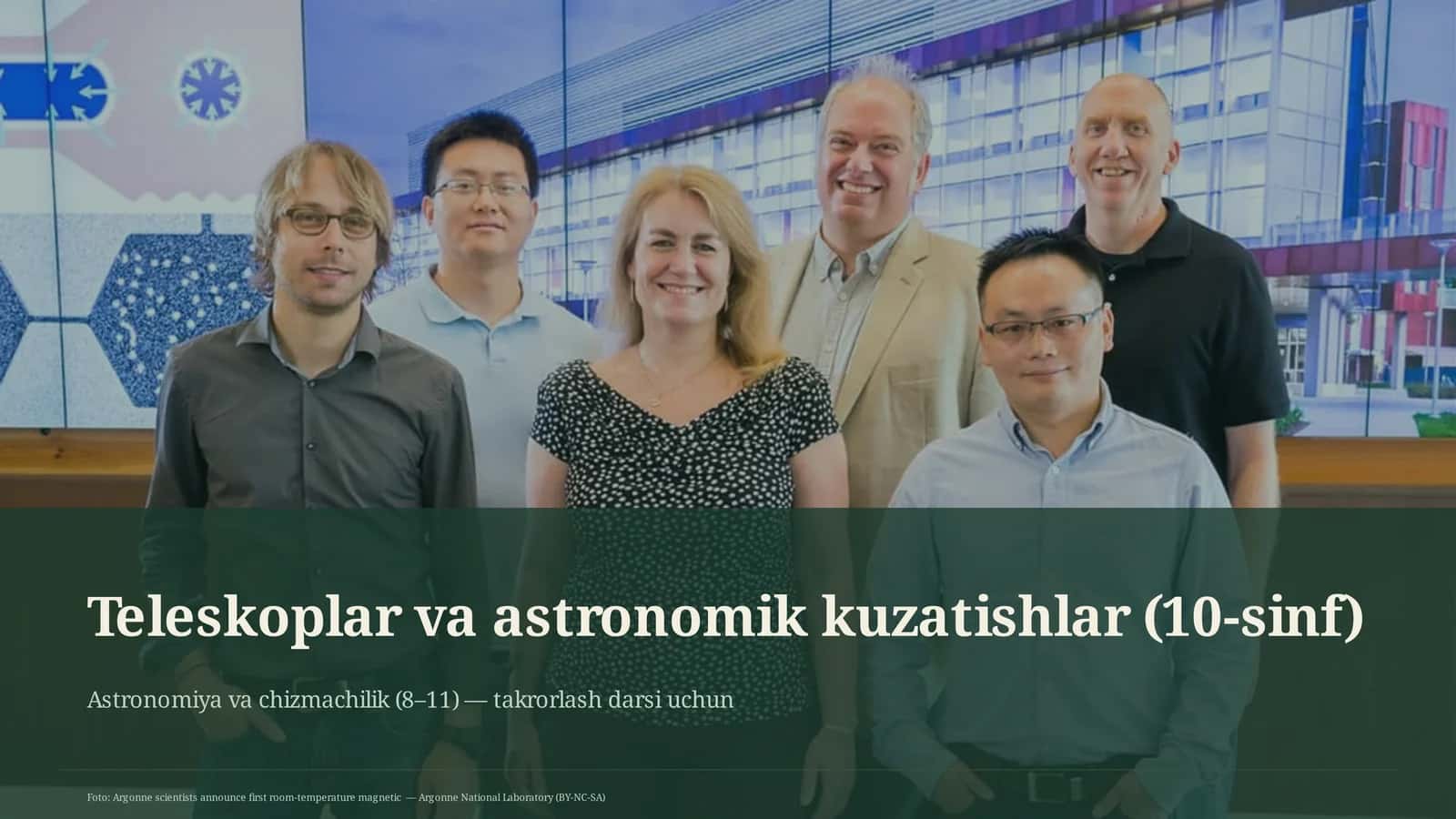 Teleskoplar va astronomik kuzatishlar (10-sinf)