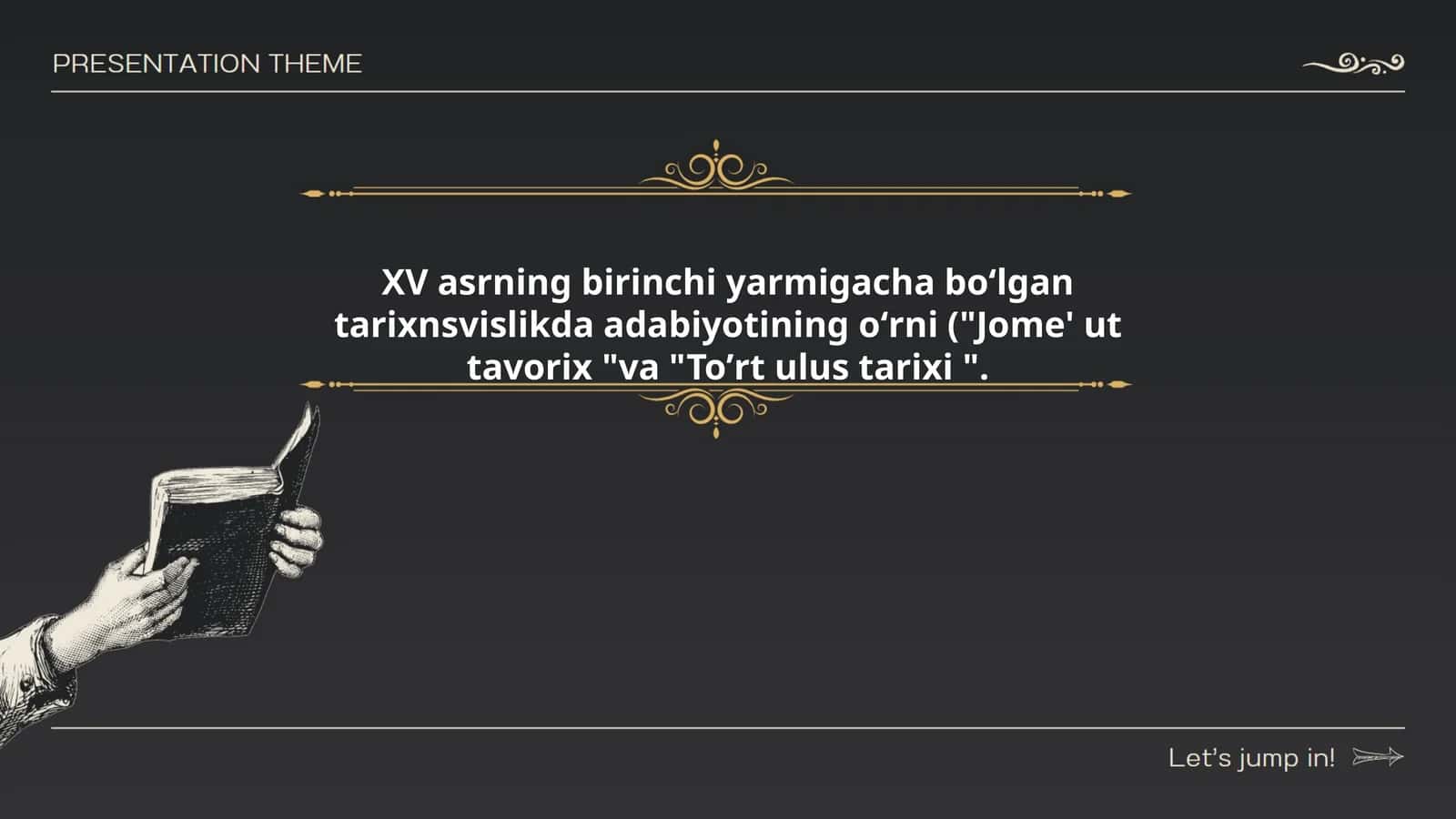 Adabiyotning tarixshunoslikdagi roli