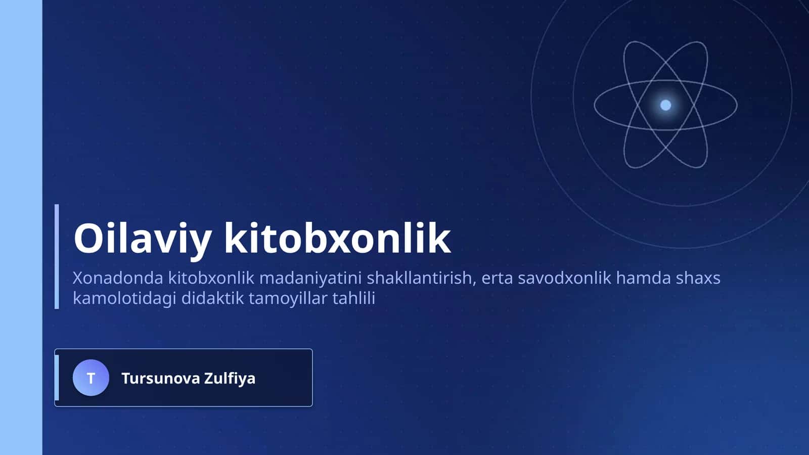Oilaviy kitobxonlik