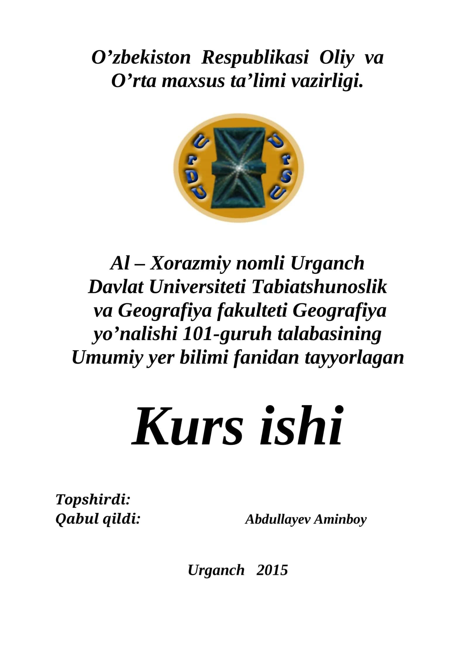Yer yuzida aholining tarqalishi. Irqlar
