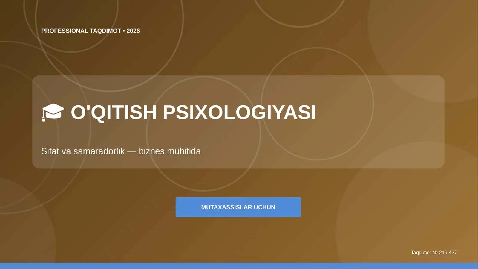 O'qitish Psixologiyasi: Sifat va Samaradorlik