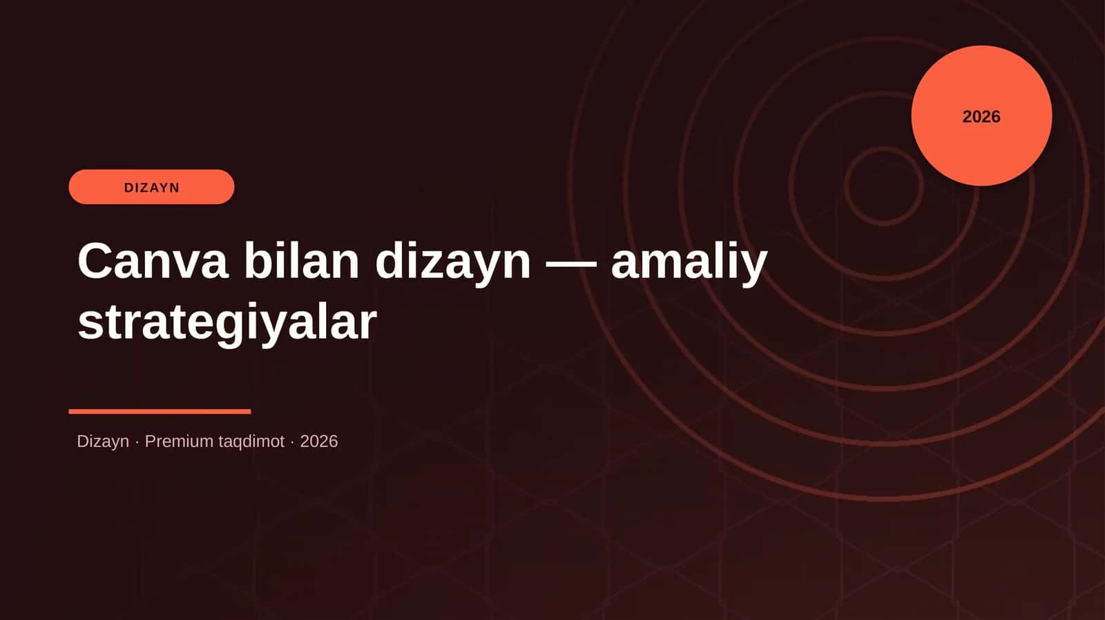 Canva bilan dizayn — amaliy strategiyalar
