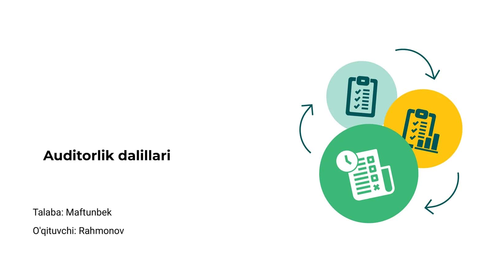 Auditorlik dalillari