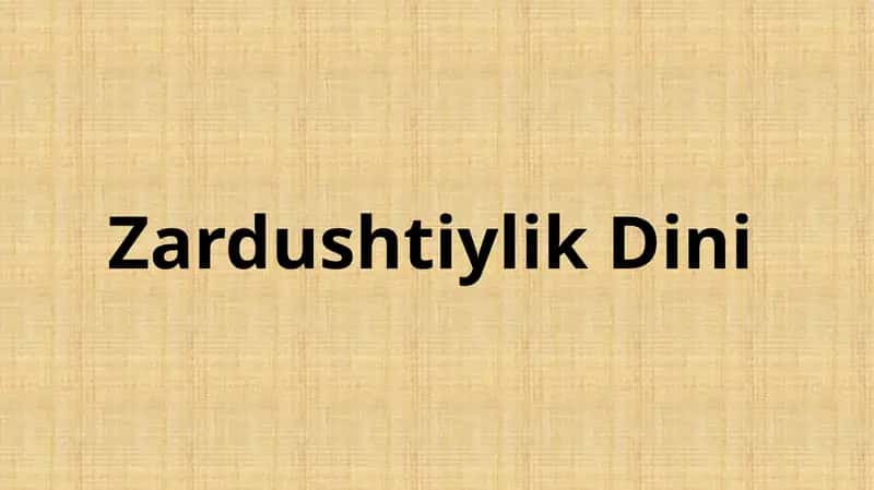 Zardushtiylik Dini