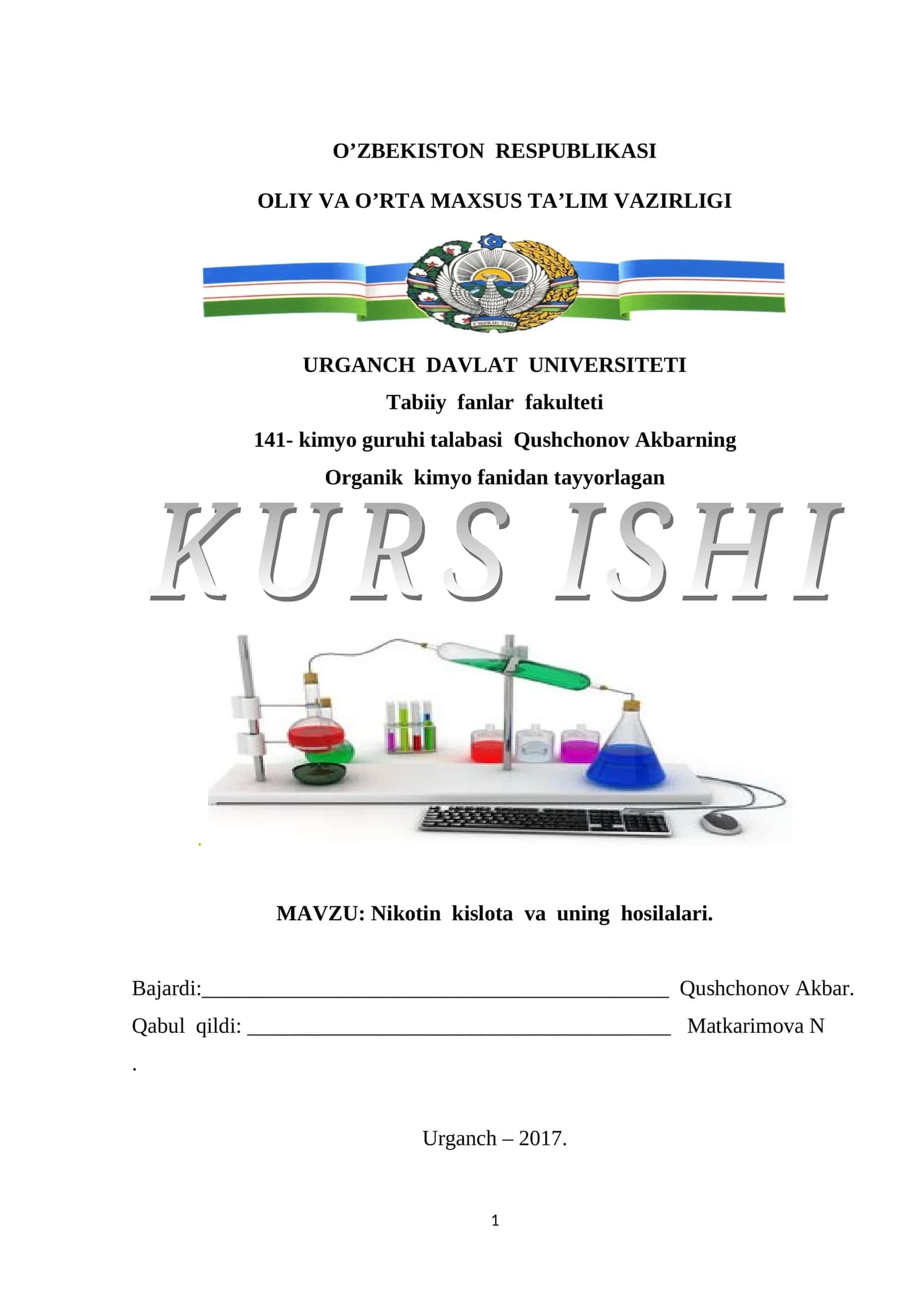 Nikotin kislota va uning hosilalari