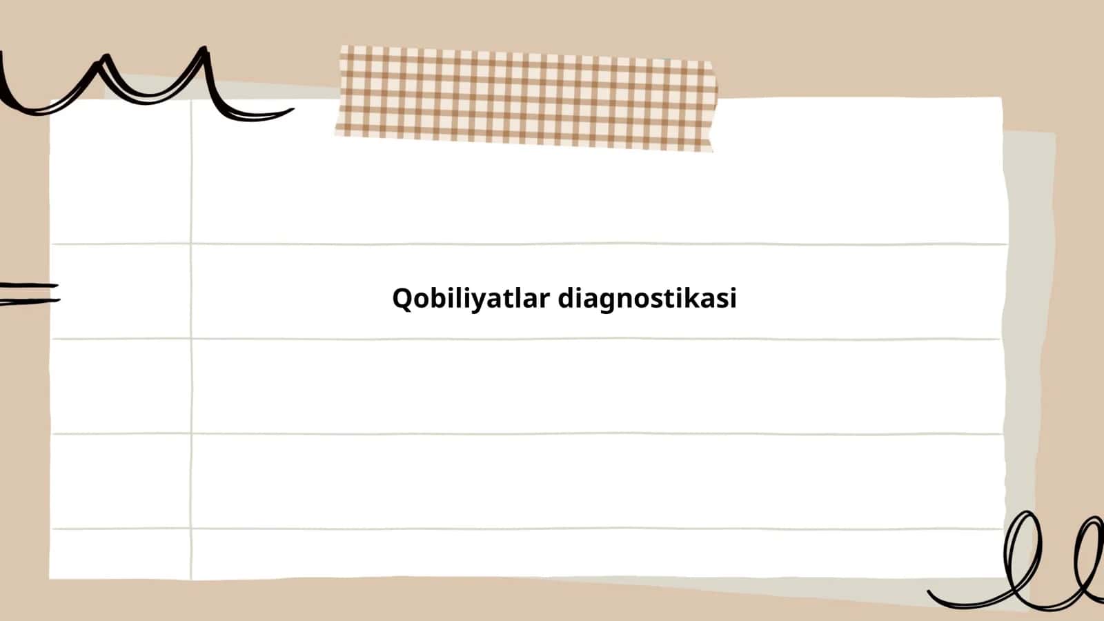 Qobiliyatlar diagnostikasi