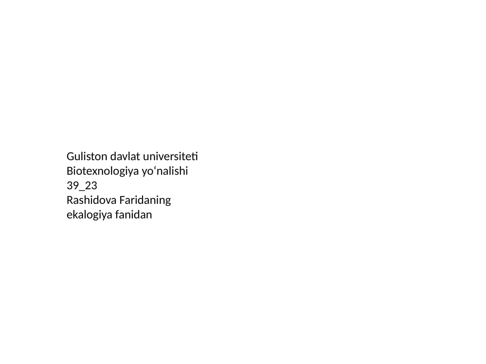 Populyatsiya tushunchasi