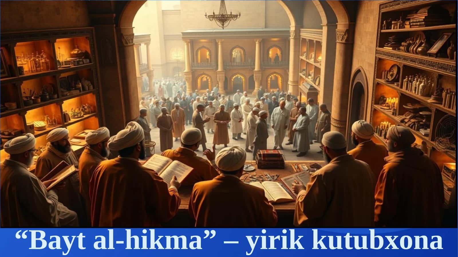 Bayt al-hikma” –yirik kutubxona