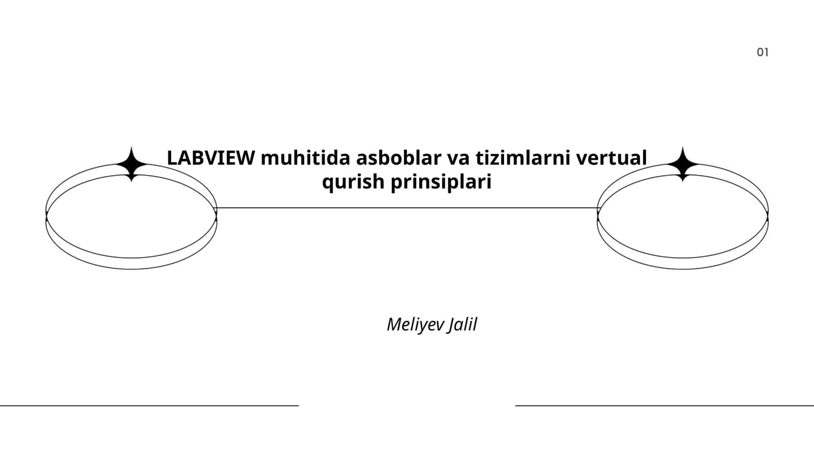 LABVIEW muhitida asboblar va tizimlarni vertual qurish prinsiplari