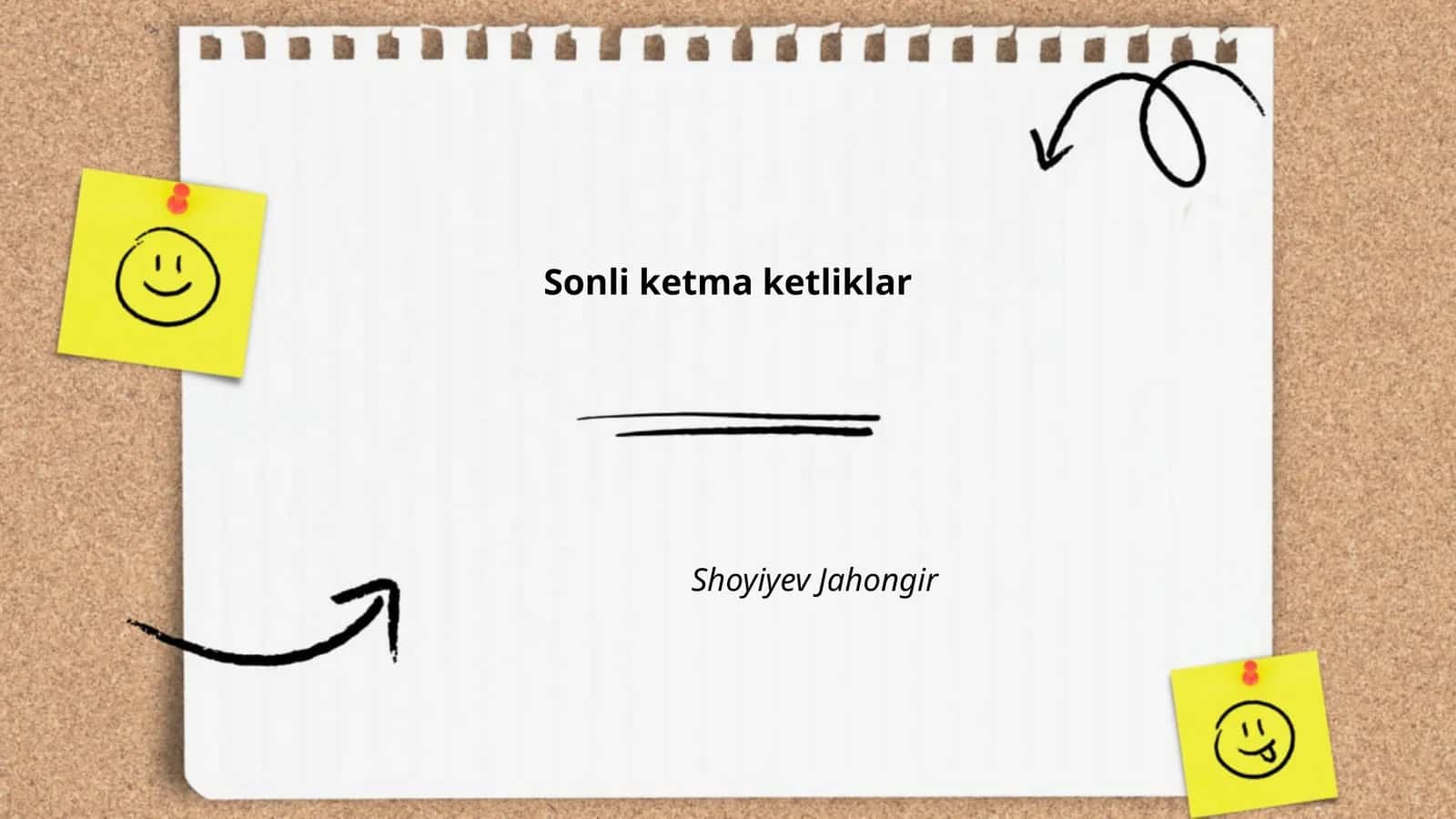 Sonli ketma ketliklar