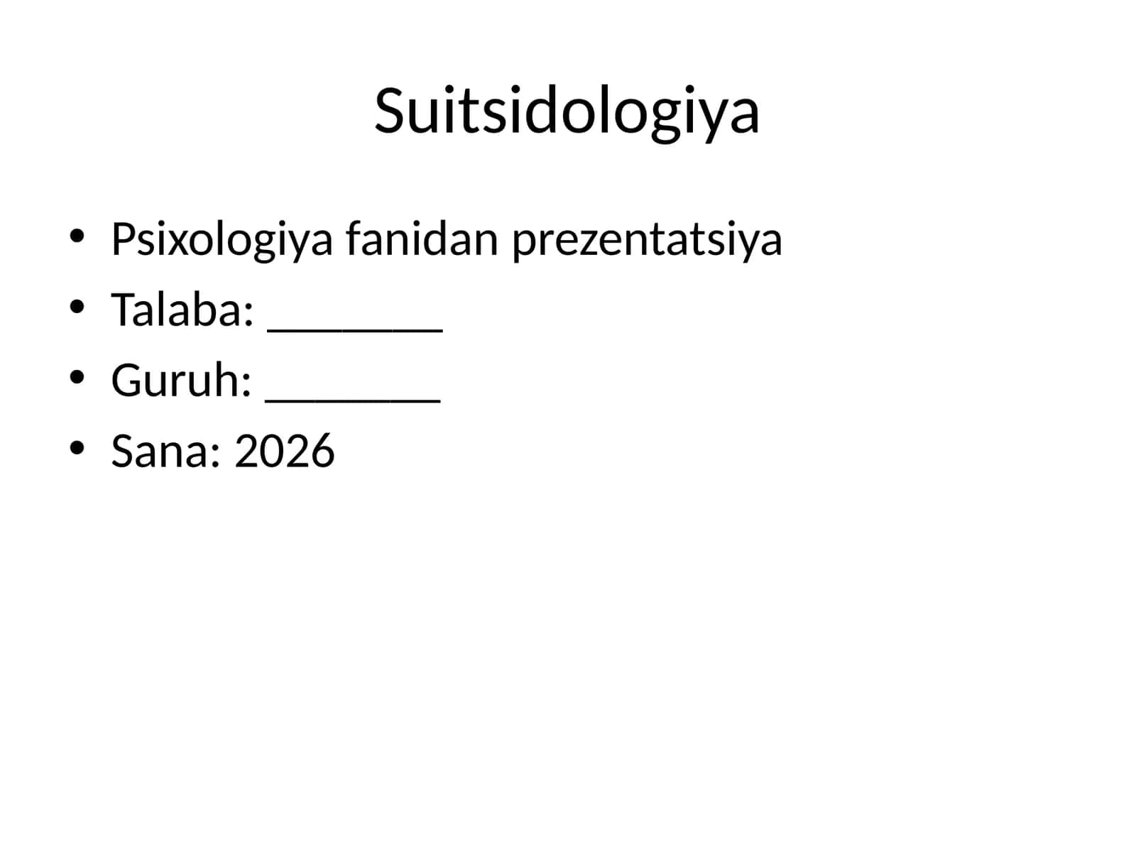 Suitsidologiya