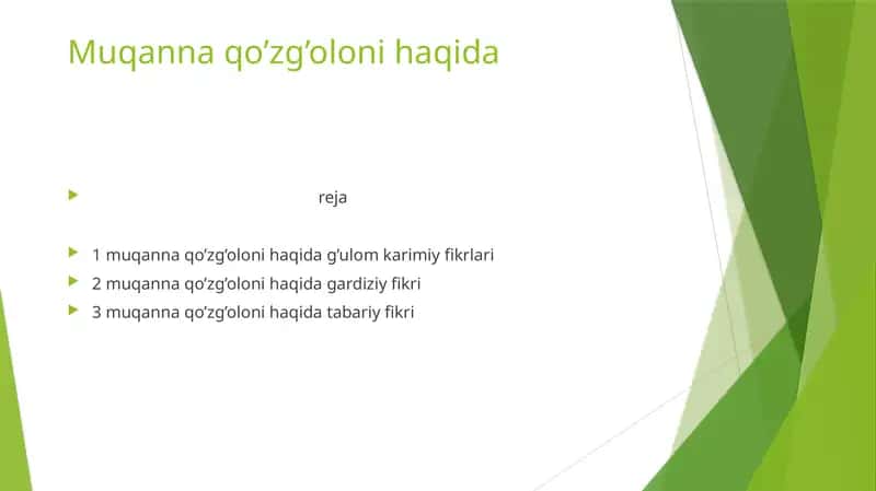 Muqanna qo’zg’oloni haqida