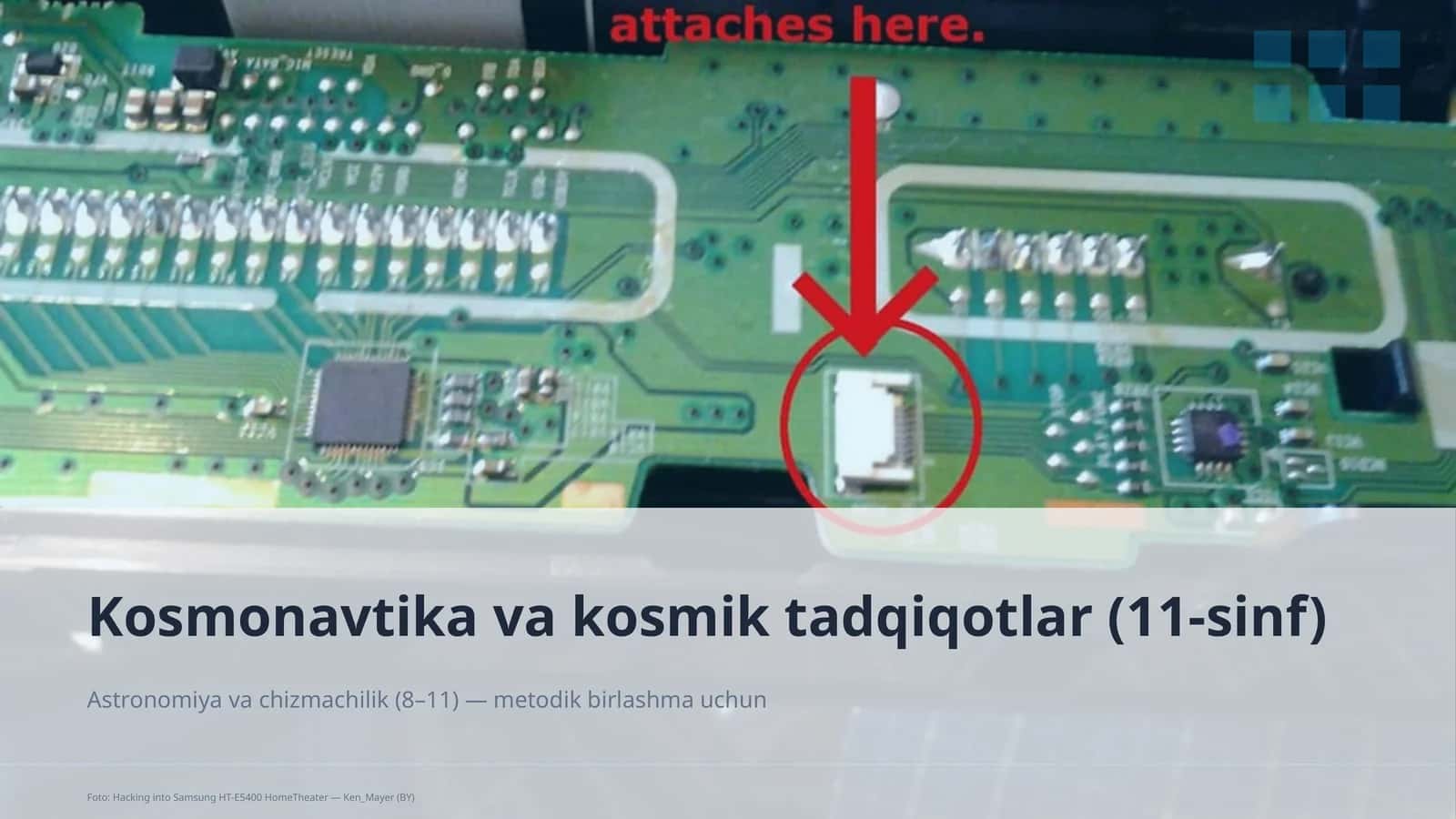 Kosmonavtika va kosmik tadqiqotlar (11-sinf)