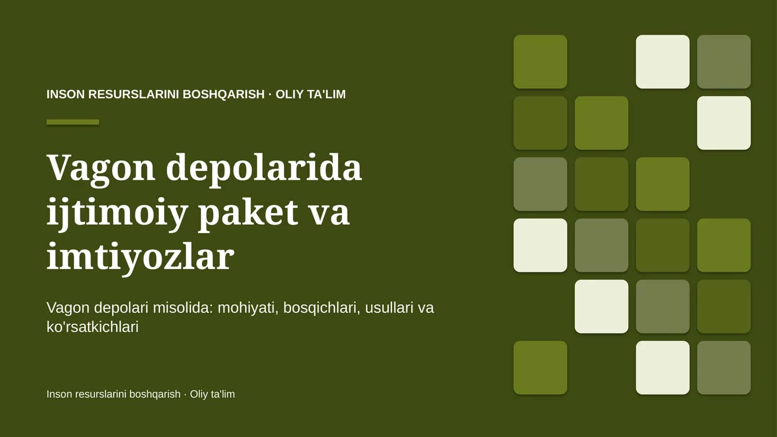 vagon depolarida ijtimoiy paket va imtiyozlar 8862