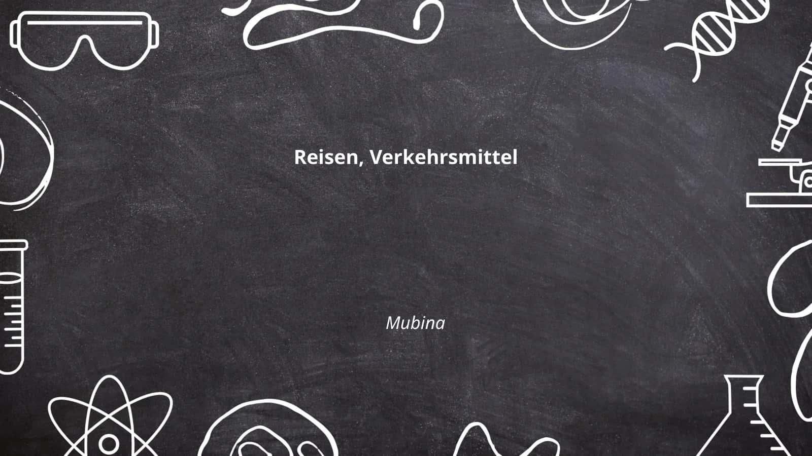 Reisen, Verkehrsmittel