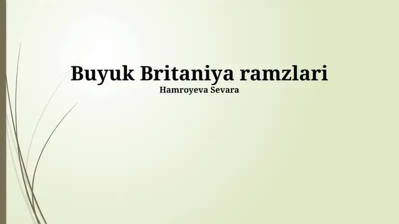 Buyuk Britaniya ramzlari