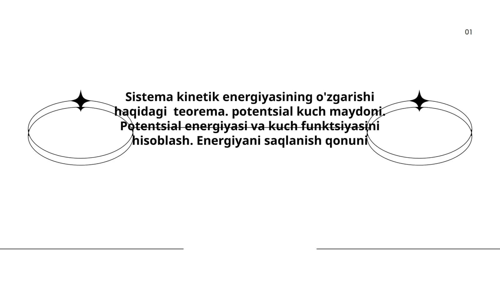 Sistema kinetik energiyasining o'zgarishi haqidagi teorema