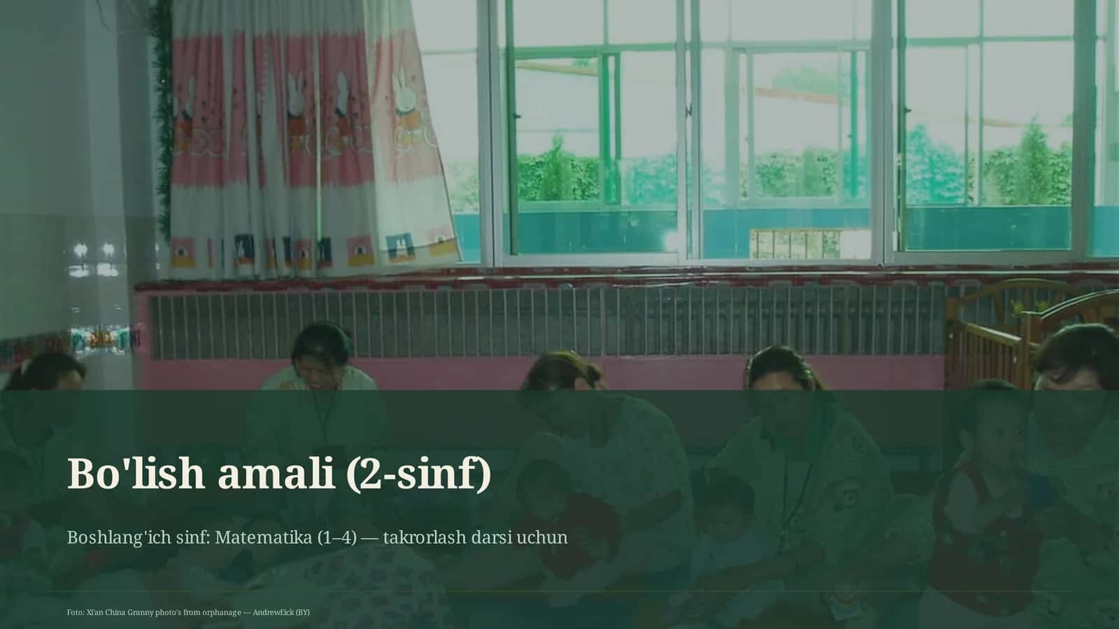 Bo'lish amali (2-sinf)