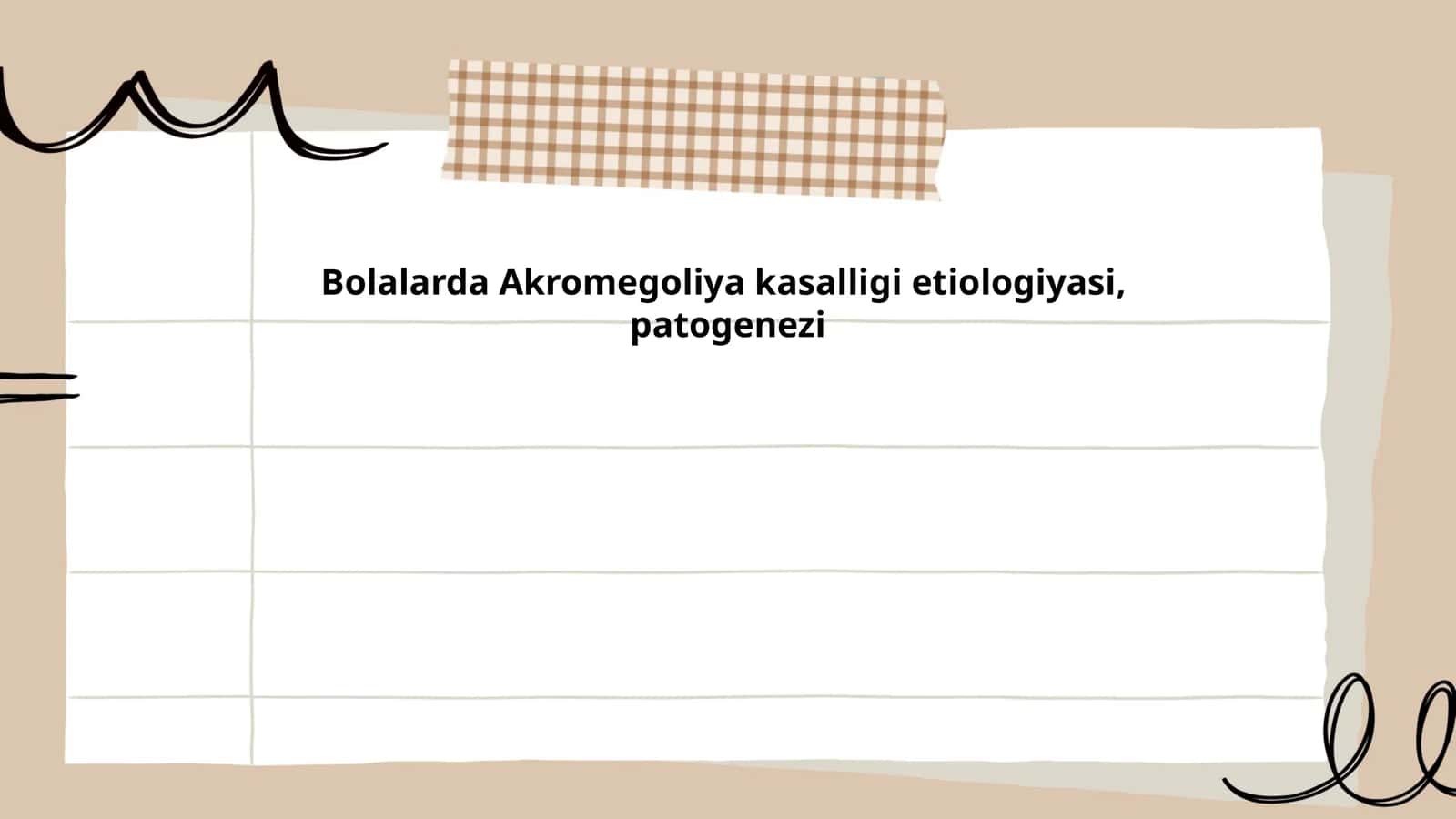 Bolalarda Akromegoliya kasalligi etiologiyasi, patogenezi
