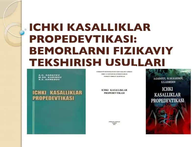 ICHKI KASALLIKLAR PROPEDEVTIKASI