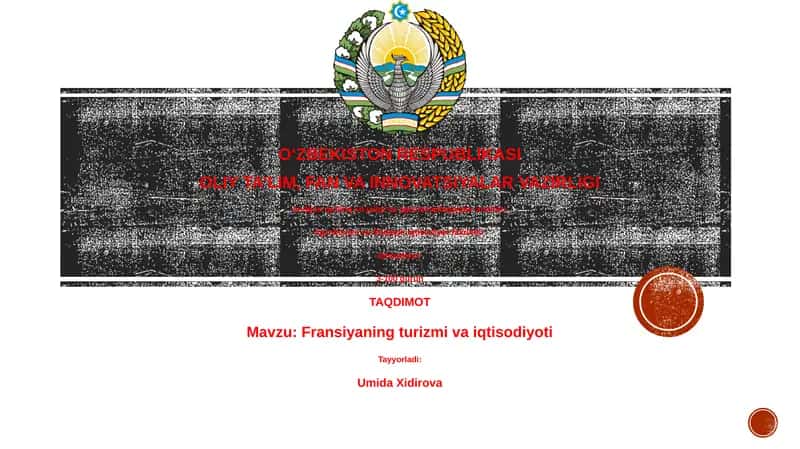 Fransiyaning turizmi va iqtisodiyoti