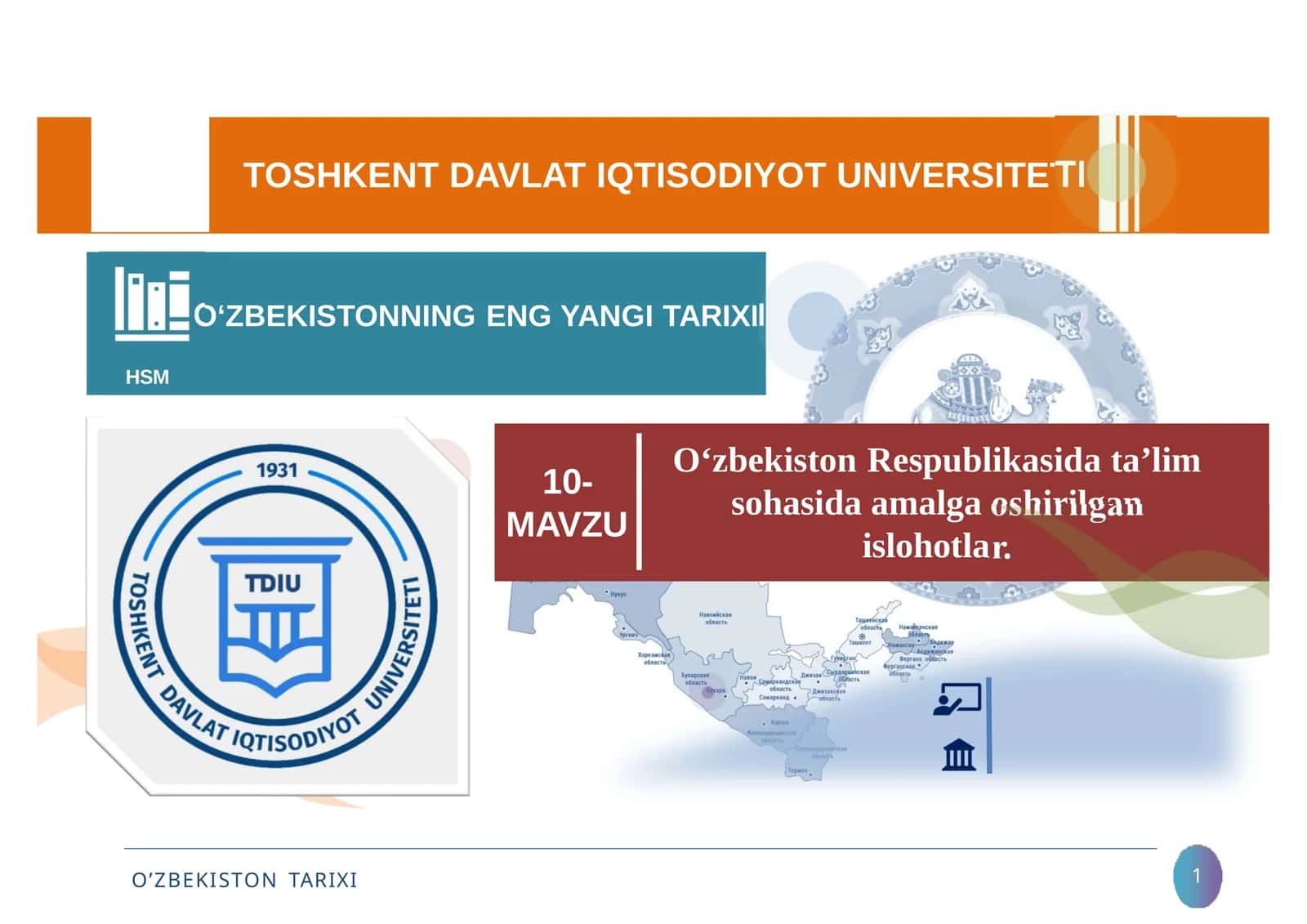 O‘zbekistonning eng yangi tarixi