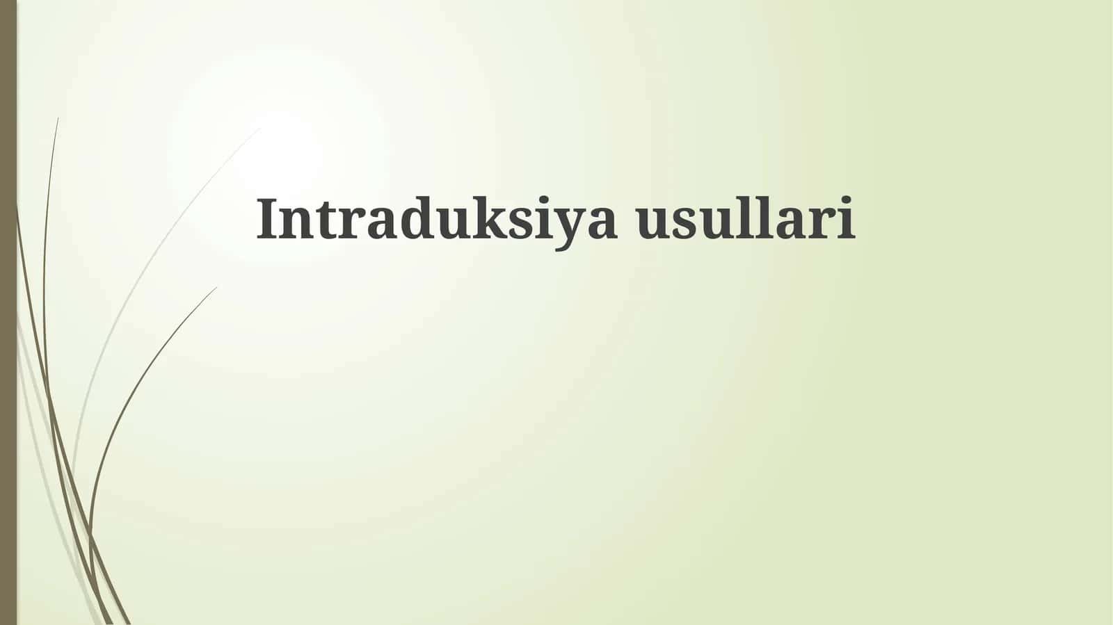 Intraduksiyausullari