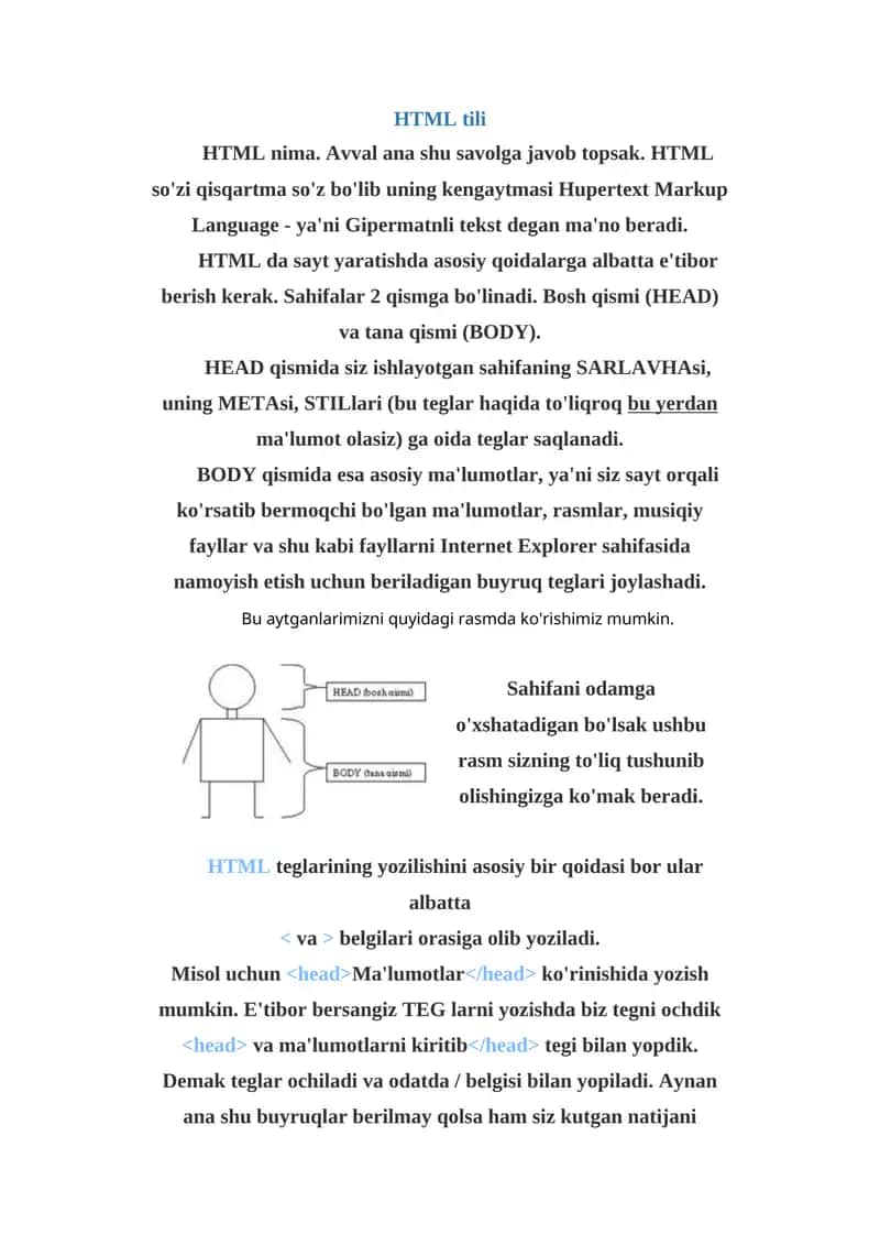HTML tili
