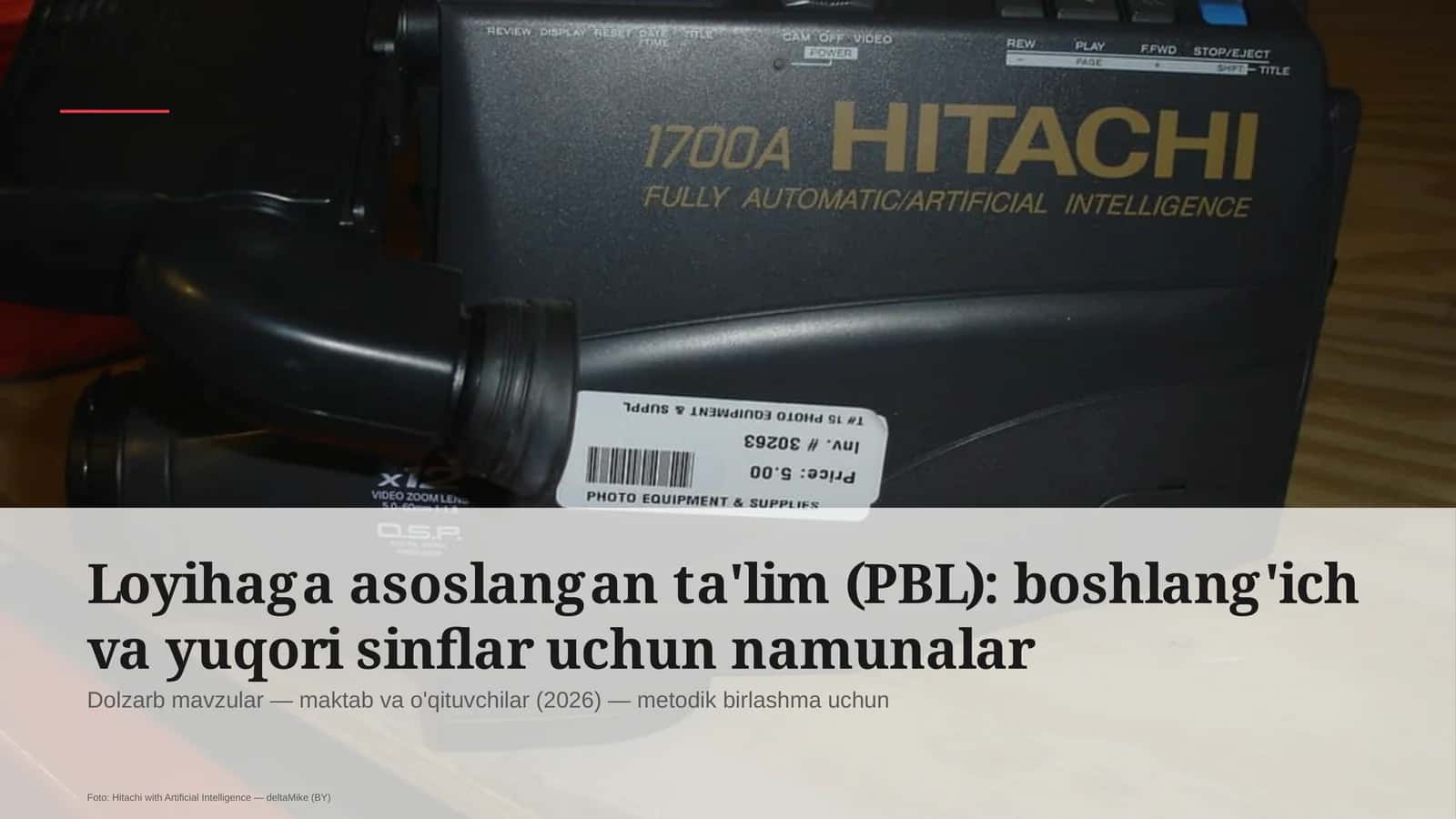 Loyihaga asoslangan ta'lim (PBL): boshlang'ich va yuqori sinflar uchun namunalar